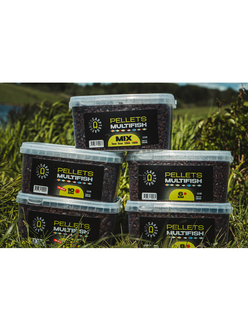 Пеллетс рыболовный Carptoday Baits MULTIFISH 2.5кг цельный, Диаметр: 8 мм, изображение 7
