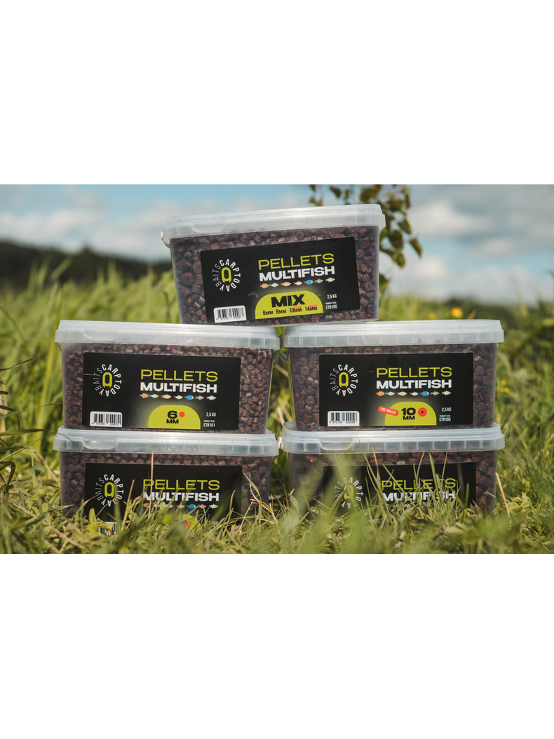 Пеллетс рыболовный Carptoday Baits MULTIFISH 2.5кг цельный, Диаметр: 8 мм, изображение 9