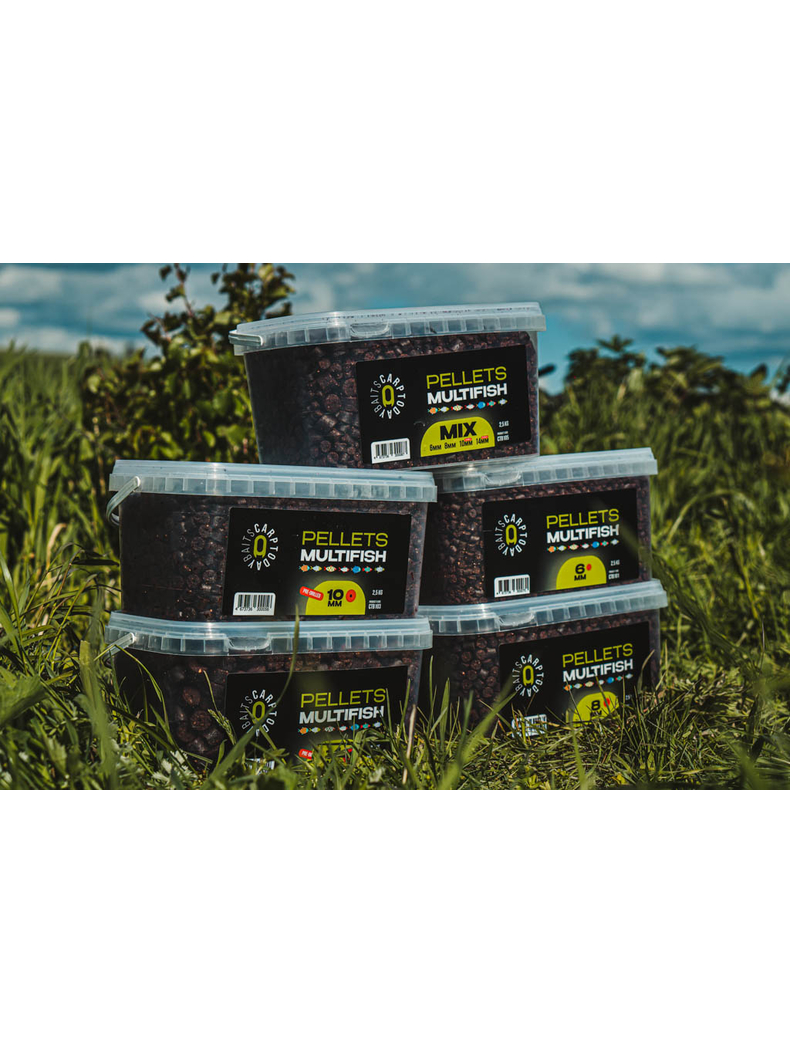 Пеллетс рыболовный Carptoday Baits MULTIFISH 2.5кг цельный, Диаметр: 8 мм, изображение 11