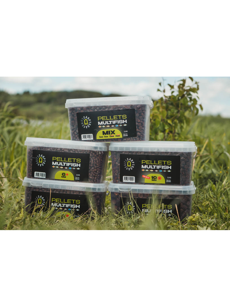 Пеллетс рыболовный Carptoday Baits MULTIFISH 2.5кг цельный, Диаметр: 8 мм, изображение 12