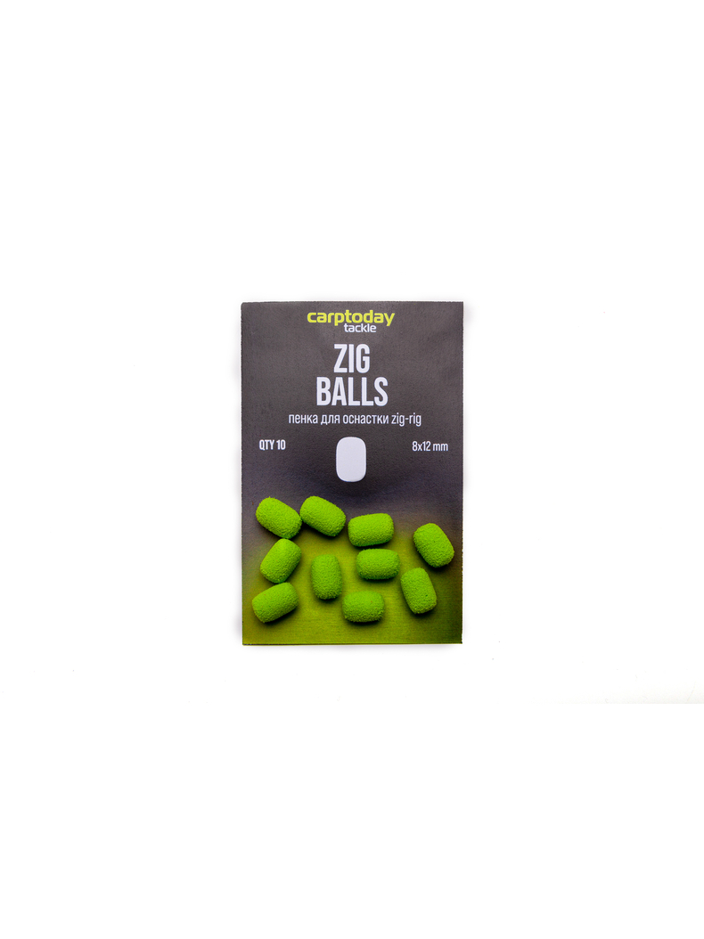 Пенка для оснастки зиг риг Carptoday Tackle Zig Balls зелёные, Цвет: Зёленый Пенка для оснастки зиг риг Carptoday Tackle Zig Balls зелёные, Цвет: Зёленый