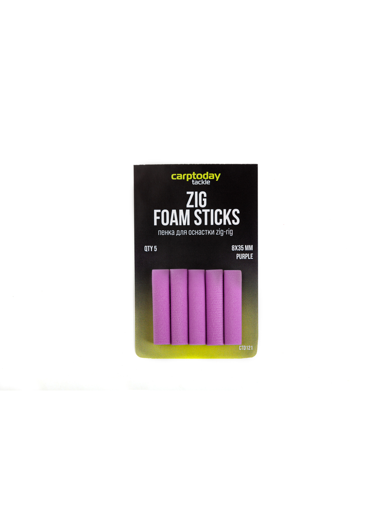 Пенки для оснастки зиг риг Carptoday Tackle Foam Sticks, Цвет: Фиолетовый Пенки для оснастки зиг риг Carptoday Tackle Foam Sticks, Цвет: Фиолетовый