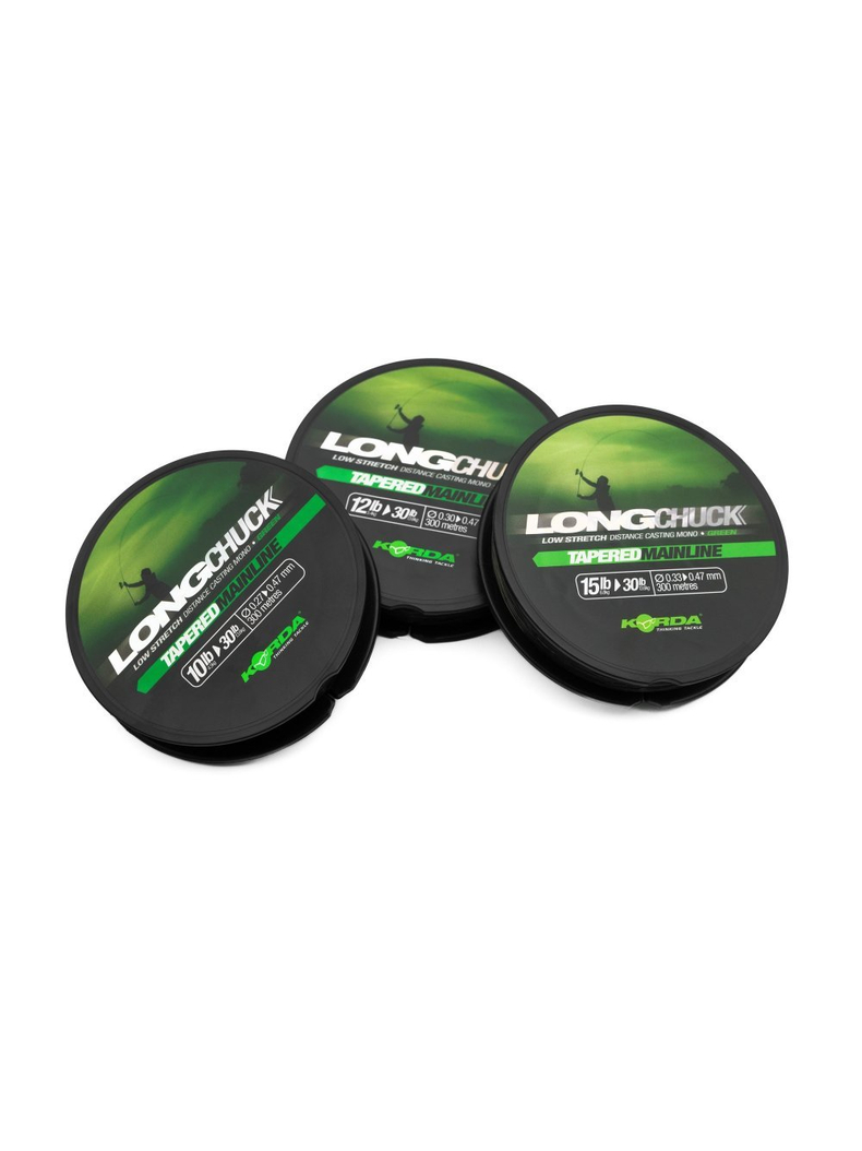 Леска KORDA Long Chuck Tapered Mainline Green 300м, Тест: 15 lb - 30 lb, изображение 2 Леска KORDA Long Chuck Tapered Mainline Green 300м, Тест: 15 lb - 30 lb, изображение 2