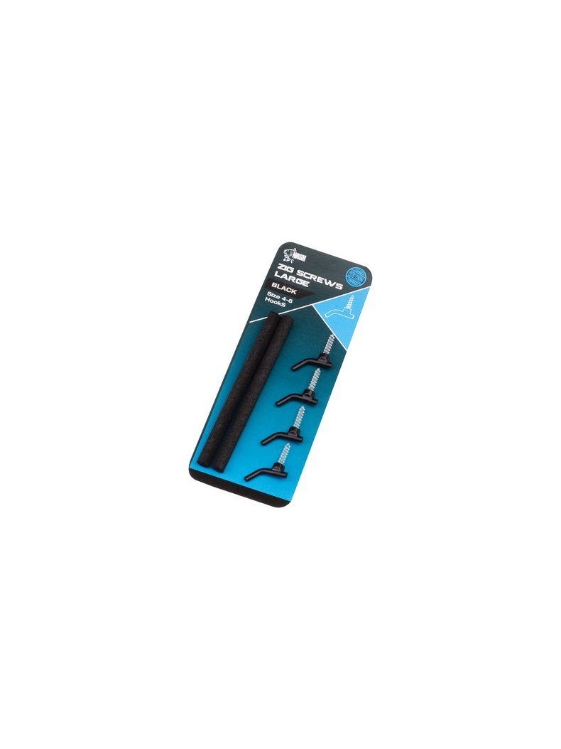 Набор для зиг риг NASH Zig Screws Large, Цвет: Чёрный, изображение 2 Набор для зиг риг NASH Zig Screws Large, Цвет: Чёрный, изображение 2