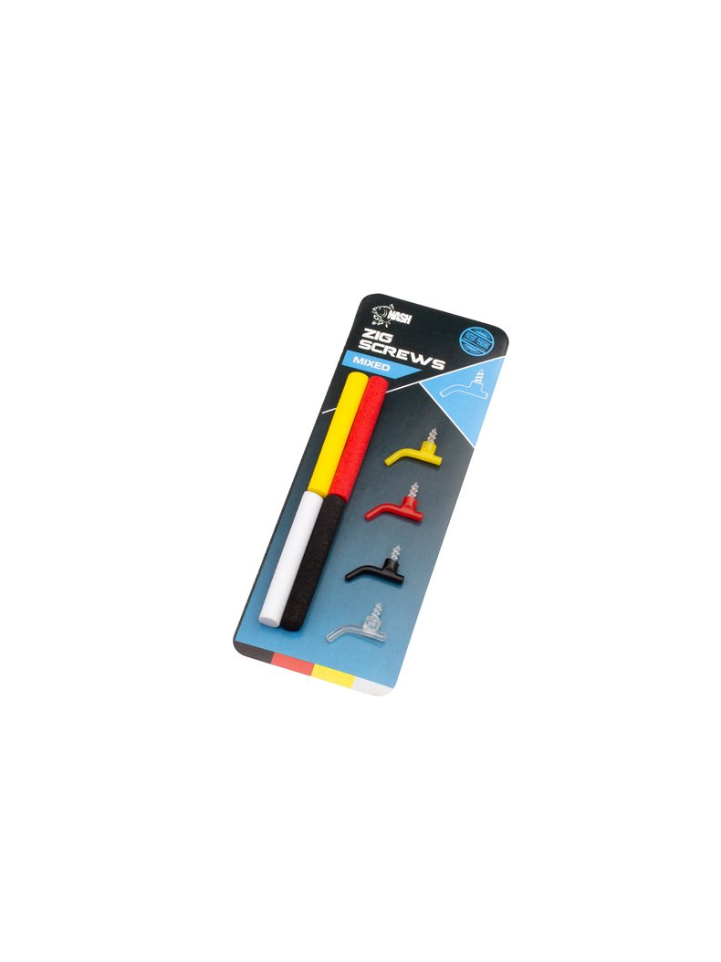 Набор для зиг риг NASH Zig Screws Small, Цвет: Чёрный, изображение 6 Набор для зиг риг NASH Zig Screws Small, Цвет: Чёрный, изображение 6