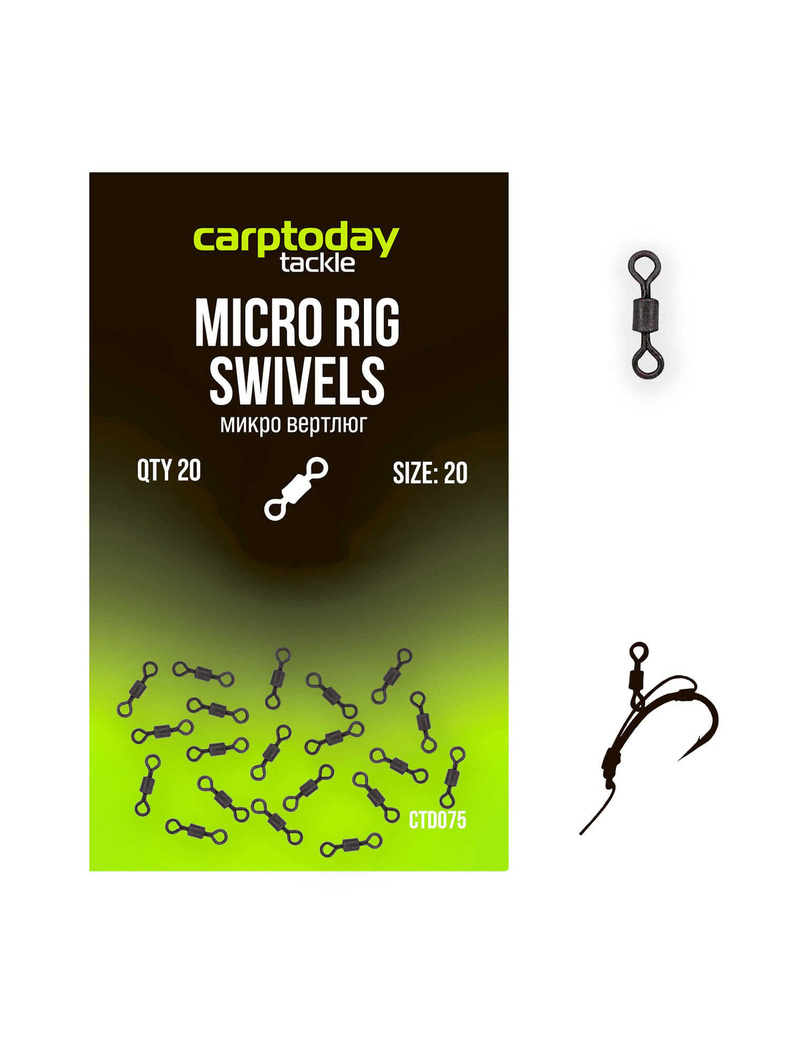 Микро вертлюги Carptoday Micro Rig Swivels Микро вертлюги Carptoday Micro Rig Swivels