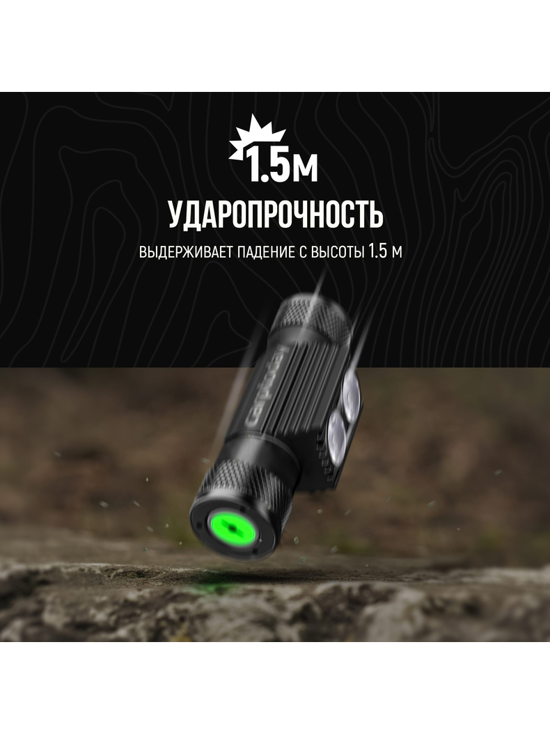 Налобный фонарь Carptoday Apollo Blue 2 с функцией подсвечивания лески, изображение 11 Налобный фонарь Carptoday Apollo Blue 2 с функцией подсвечивания лески, изображение 11