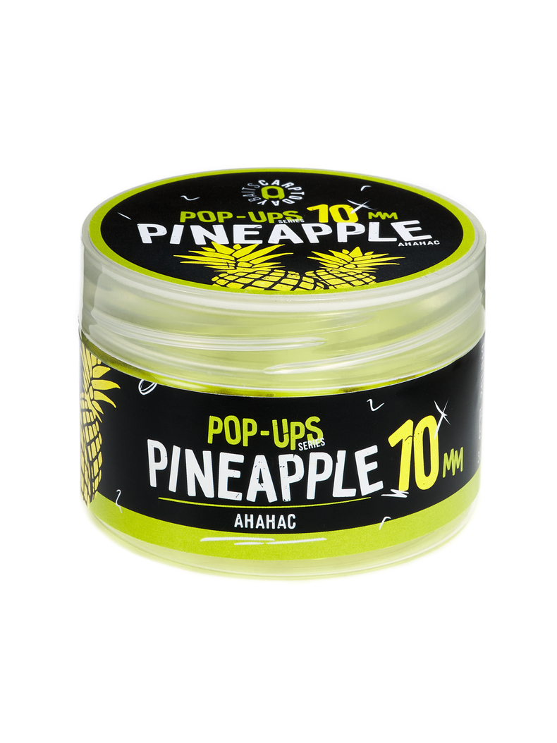 Бойлы плавающие Carptoday Baits Pop Ups Pineapple (Ананас) 10 мм, Диаметр: 10 мм, Вкус: Ананас, изображение 2 Бойлы плавающие Carptoday Baits Pop Ups Pineapple (Ананас) 10 мм, Диаметр: 10 мм, Вкус: Ананас, изображение 2
