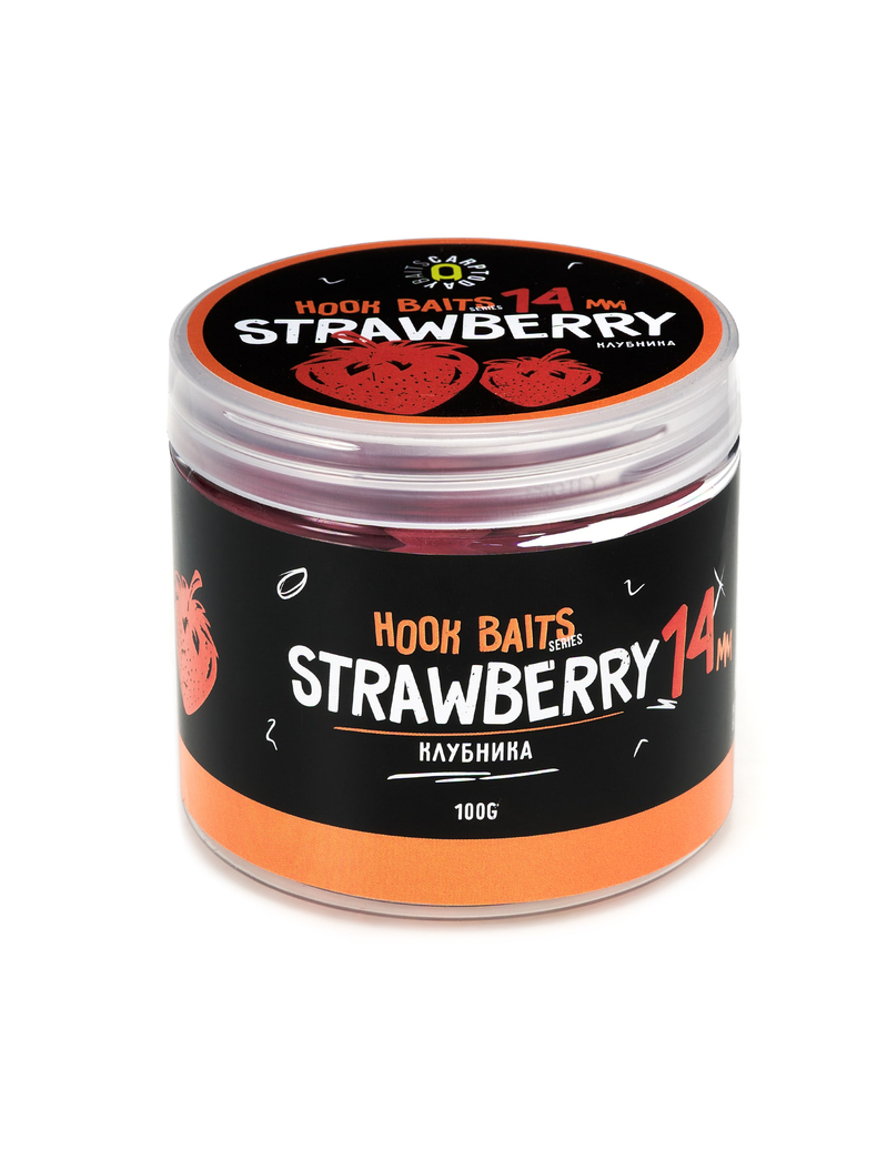 Бойлы насадочные Carptoday Baits Strawberry (Клубника), Диаметр: 14 мм, Вкус: Клубника, изображение 2