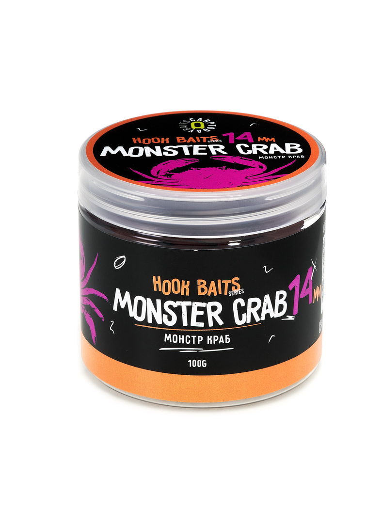 Бойлы насадочные Carptoday Baits Monster Crab (Монстр Краб), Диаметр: 14 мм, Вкус: Монстр Краб, изображение 2