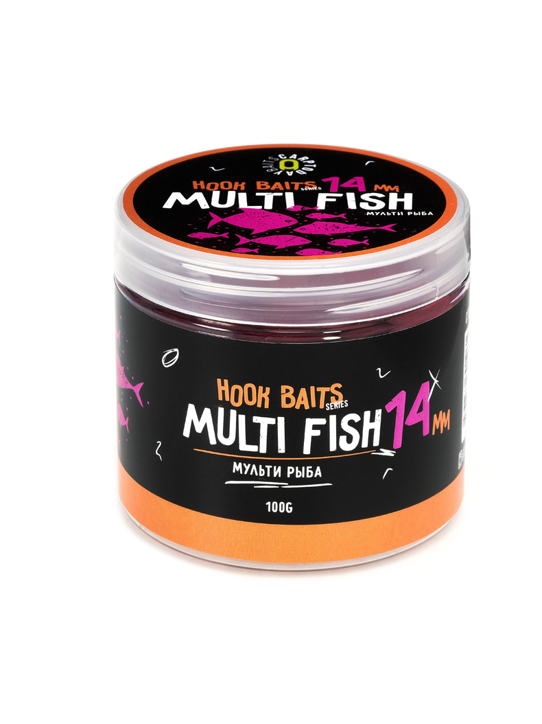 Бойлы насадочные Carptoday Baits Multi Fish (Мульти Фиш), Диаметр: 14 мм, Вкус: Мульти Фиш, изображение 2