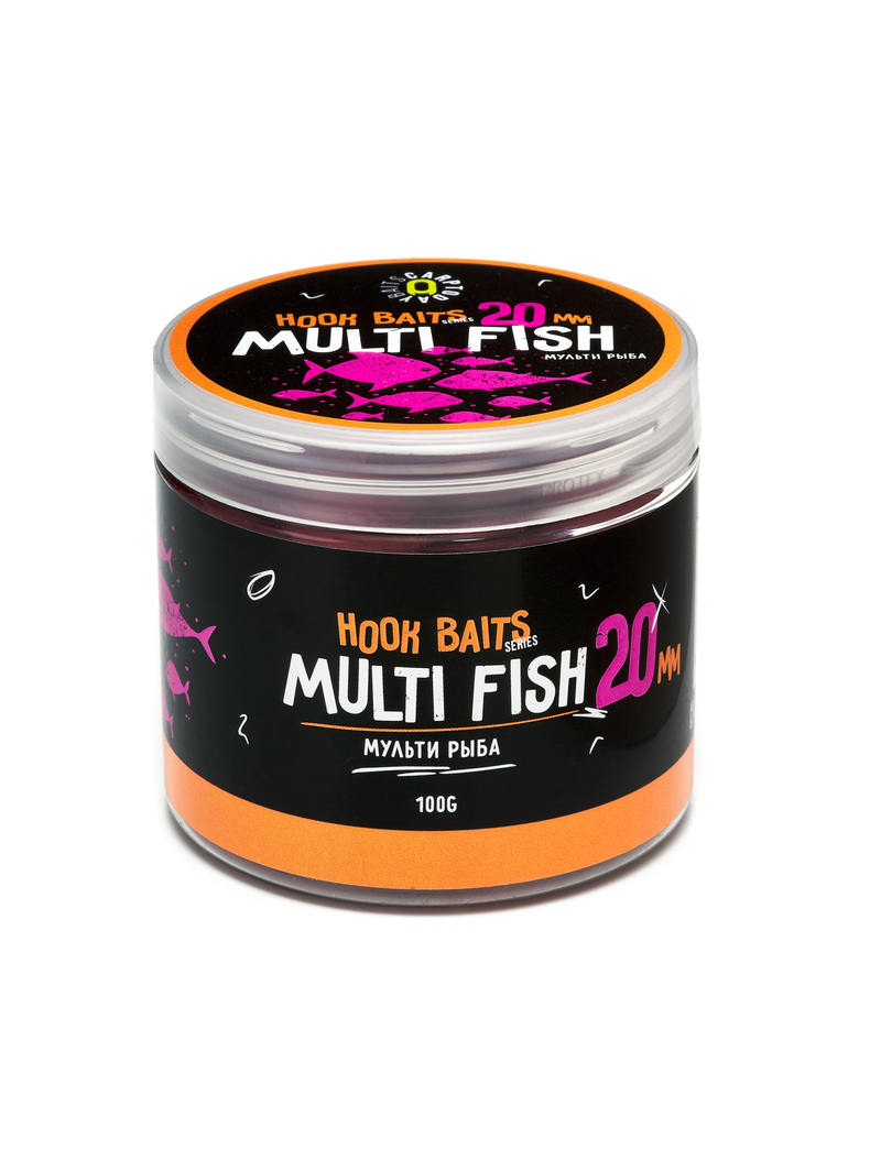 Бойлы насадочные Carptoday Baits Multi Fish (Мульти Фиш), Диаметр: 20 мм, Вкус: Мульти Фиш, изображение 2