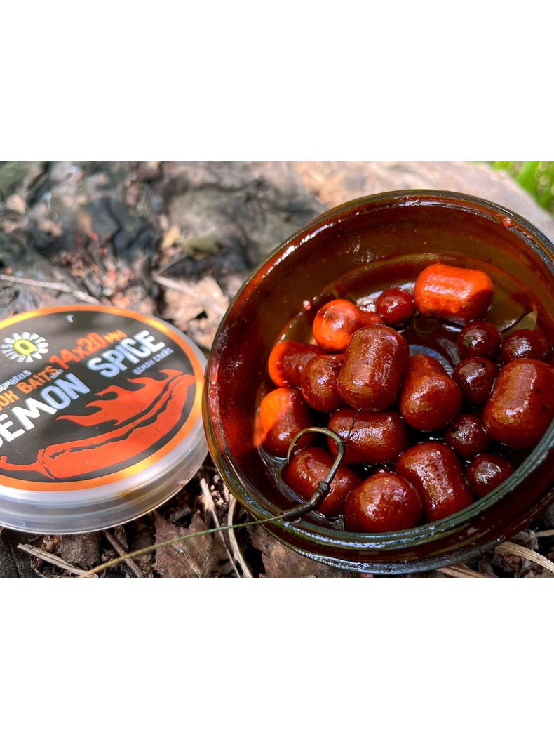 Дамбелсы насадочные Carptoday Baits Demon Spice (Острые Специи), Диаметр: 14 х 20 мм, Вкус: Острые Специи, изображение 5 Дамбелсы насадочные Carptoday Baits Demon Spice (Острые Специи), Диаметр: 14 х 20 мм, Вкус: Острые Специи, изображение 5