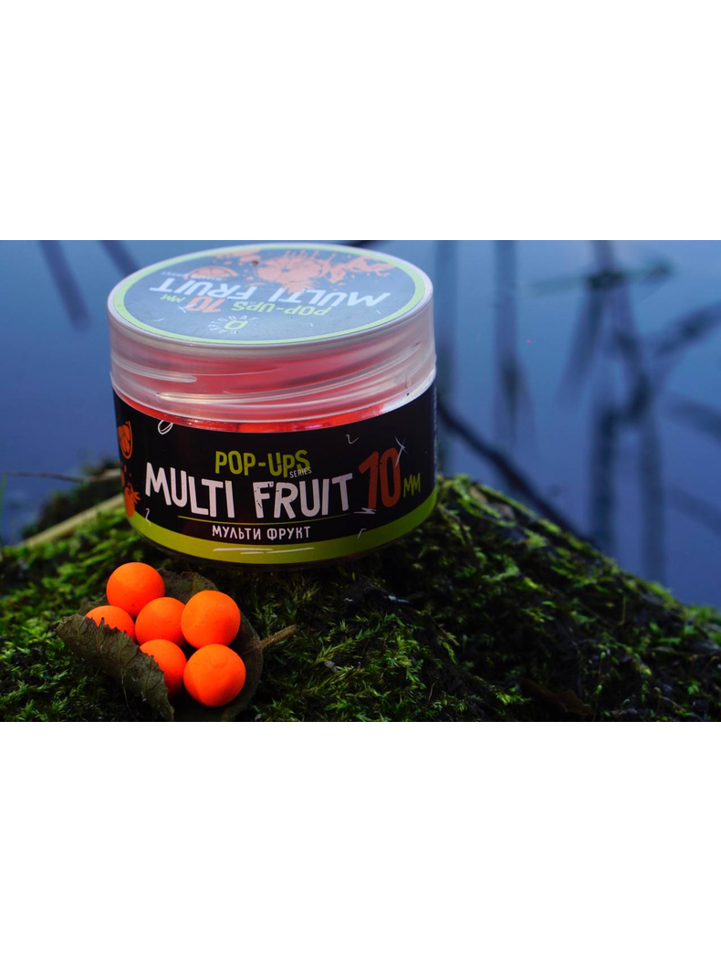 Бойлы плавающие Carptoday Baits Pop Ups Multi Fruit (Мульти Фрукт) 10 мм, Диаметр: 10 мм, Вкус: Мульти Фрукт, изображение 5