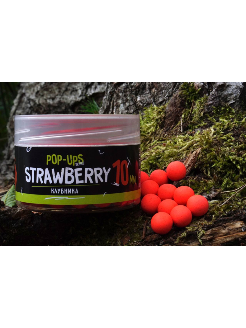 Бойлы плавающие Carptoday Baits Pop Ups Strawberry (Клубника) 10 мм, Диаметр: 10 мм, Вкус: Клубника, изображение 5 Бойлы плавающие Carptoday Baits Pop Ups Strawberry (Клубника) 10 мм, Диаметр: 10 мм, Вкус: Клубника, изображение 5