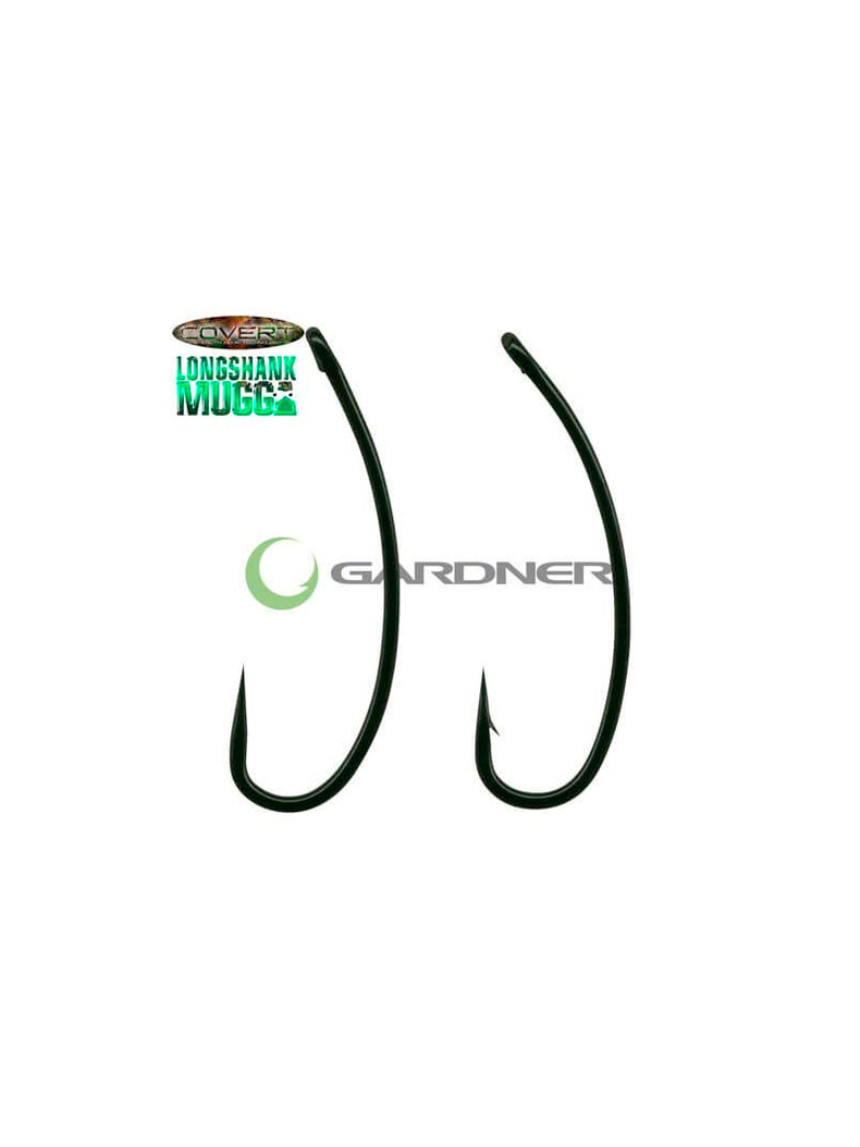 Covert Longshank Mugga Hooks Barbed крючки карповые, Размер крючка: №10