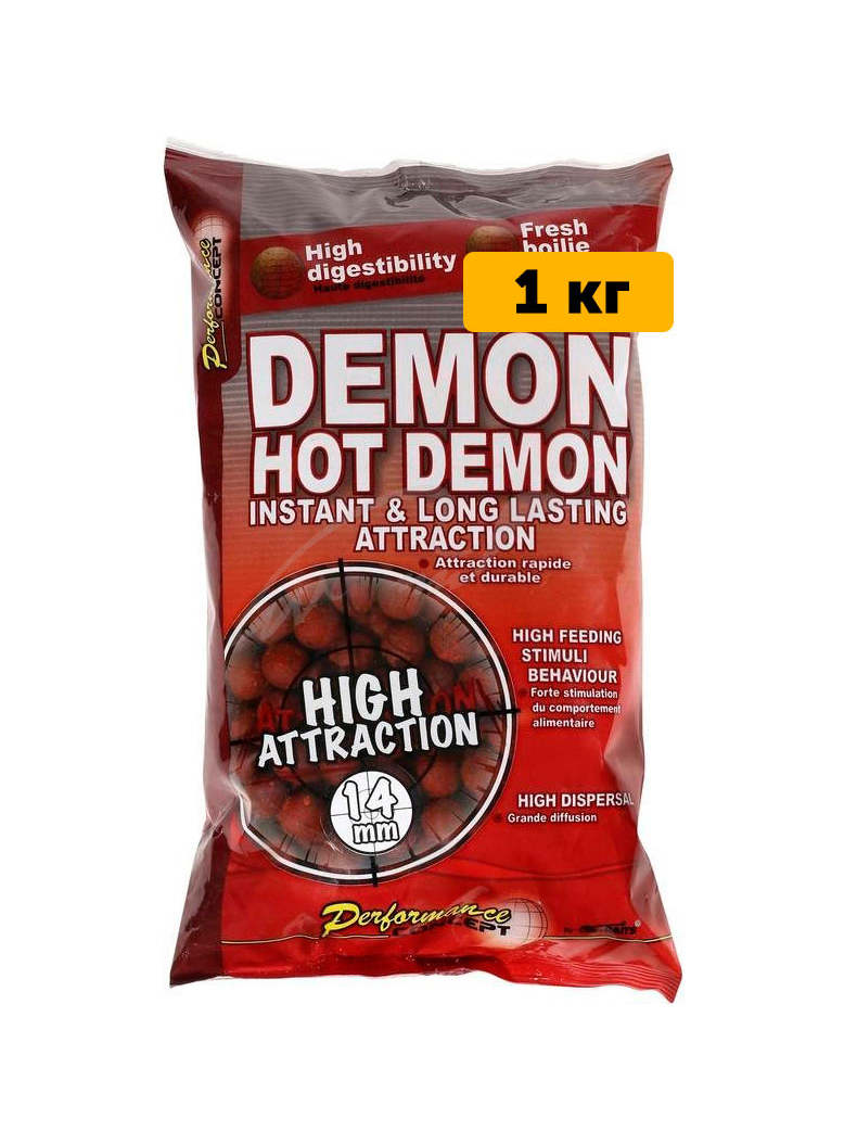 Тонущие бойлы Hot Demon (острые специи) 1кг :: StarBaits, Диаметр: 10 мм Тонущие бойлы Hot Demon (острые специи) 1кг :: StarBaits, Диаметр: 10 мм