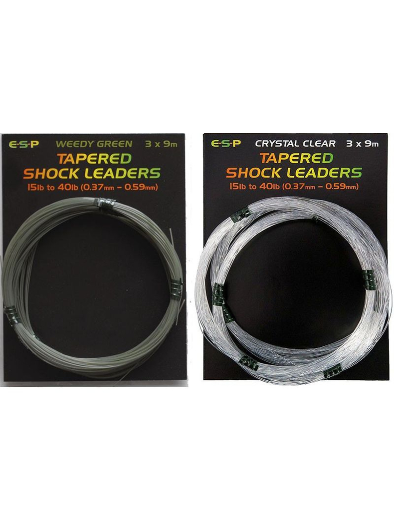 Конусный шок-лидер ESP Tapered Shock Leader, Цвет: Weed Green Конусный шок-лидер ESP Tapered Shock Leader, Цвет: Weed Green