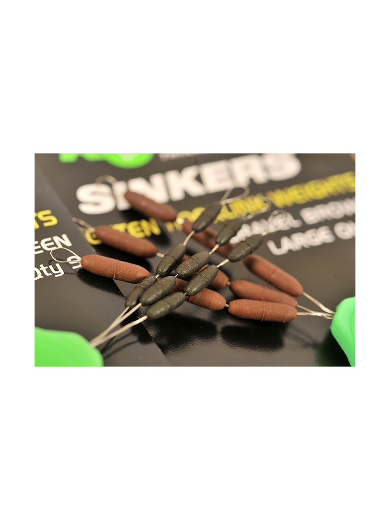 Огрузка для крючка Korda Sinkers, Размер: Large , Цвет: Weed Green Огрузка для крючка Korda Sinkers, Размер: Large , Цвет: Weed Green