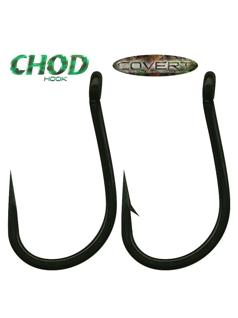 Крючки карповые Gardner Covert Chod Hooks Barbed, Размер крючка: №4 Крючки карповые Gardner Covert Chod Hooks Barbed, Размер крючка: №4