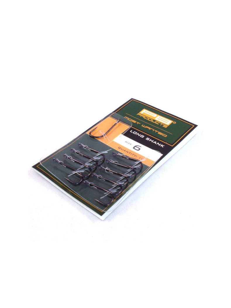 Крючки PB Products LONG SHANK DBF, Размер крючка: № 6, изображение 2