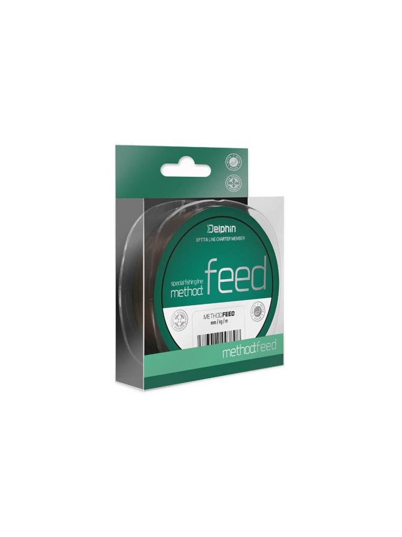 Леска моно Delphin METHOD FEED Line Dark Brown 0,28mm / 14,3lb / 300m