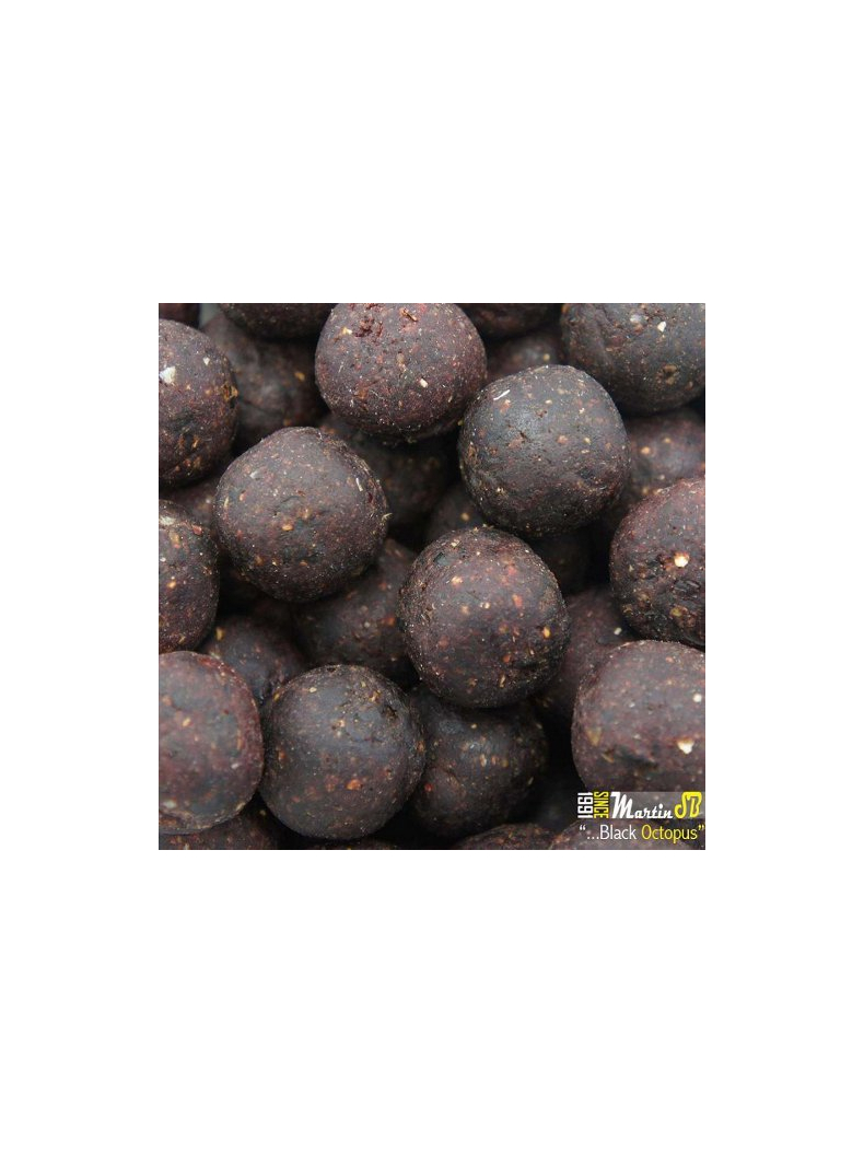Бойлы тонущие Martin SB XTRA Boilies Black Octopus 15mm/200g, изображение 2