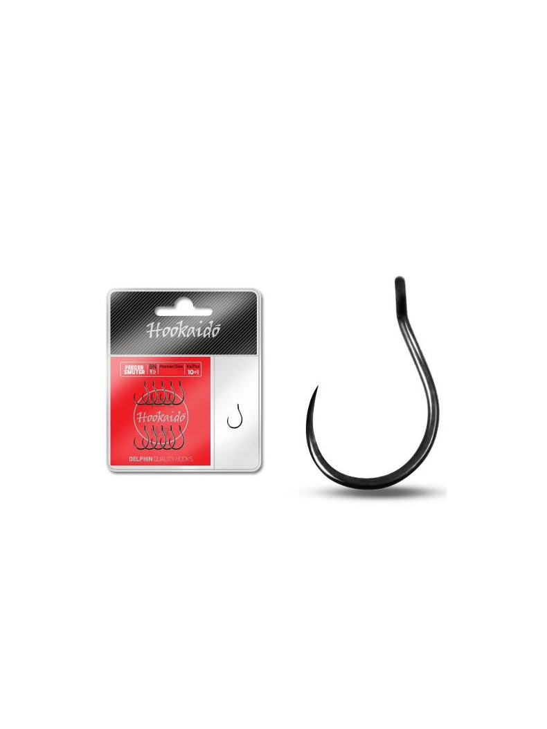 Крючки фидерные Delphin HOOKAIDO Feeder SMUTER Hooks 14 Крючки фидерные Delphin HOOKAIDO Feeder SMUTER Hooks 14