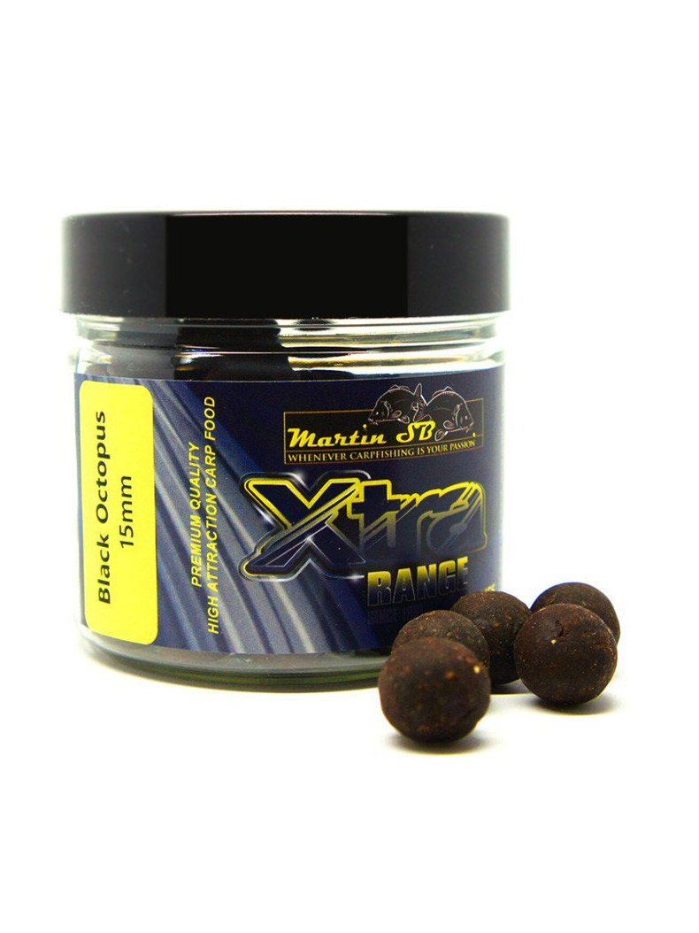 Бойлы тонущие Martin SB XTRA Boilies Black Octopus 15mm/200g