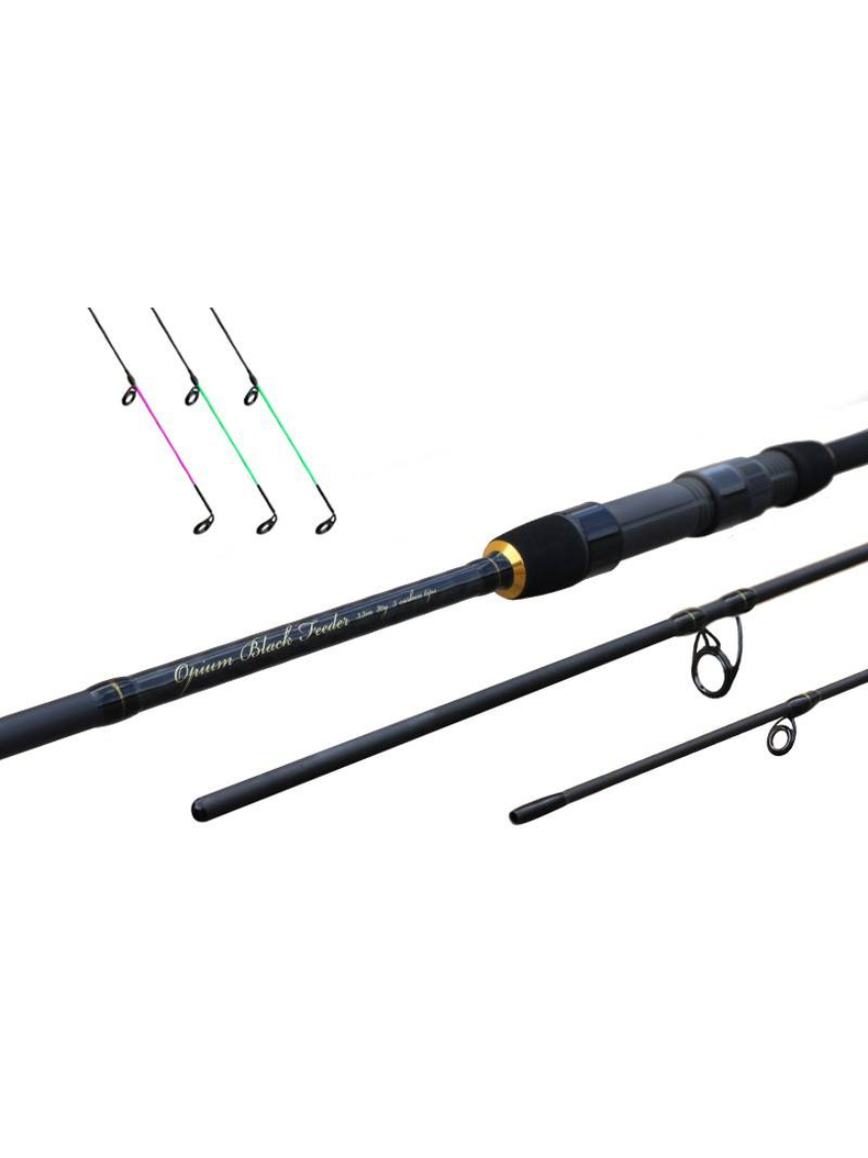 Удилище фидерное Delphin OPIUM BLACK Feeder 3.30m / 80g Удилище фидерное Delphin OPIUM BLACK Feeder 3.30m / 80g
