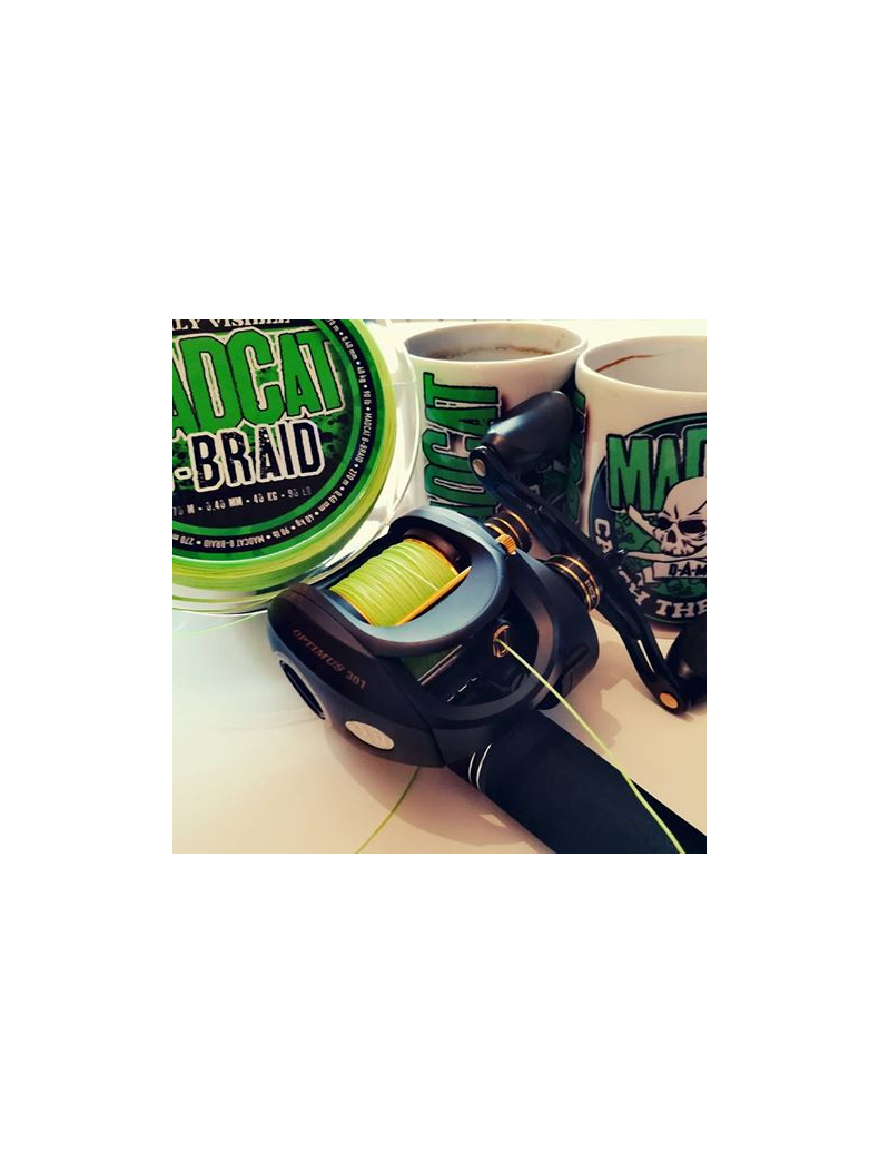 Леска плетеная MADCAT® 8-BRAID FLUORO GREEN - 0.60mm / 135lb / 270m, изображение 3 Леска плетеная MADCAT® 8-BRAID FLUORO GREEN - 0.60mm / 135lb / 270m, изображение 3
