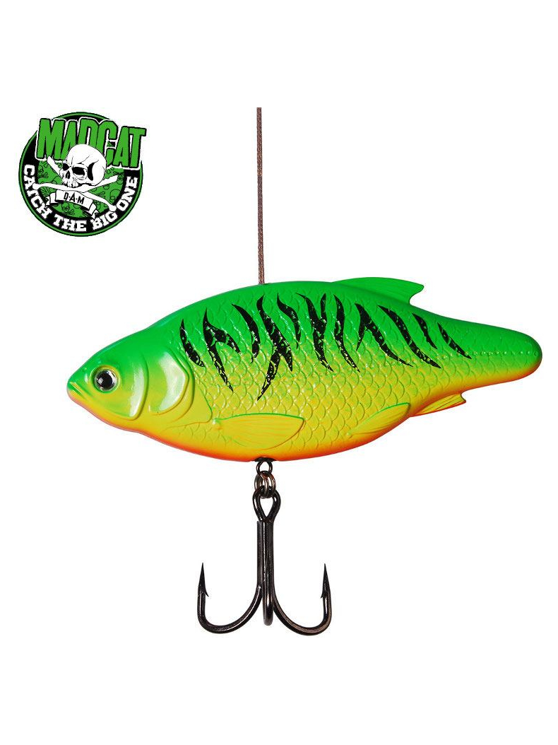 Блесна вертикальная MADCAT® INLINE RATTLER FIRETIGER UV - 110g Блесна вертикальная MADCAT® INLINE RATTLER FIRETIGER UV - 110g