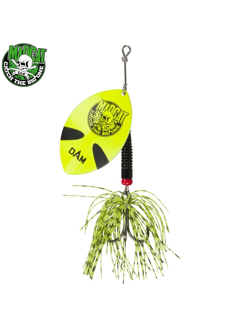 Блесна вращающаяся MADCAT® BIG BLADE SPINNER - 55g - FLUO YELLOW Блесна вращающаяся MADCAT® BIG BLADE SPINNER - 55g - FLUO YELLOW
