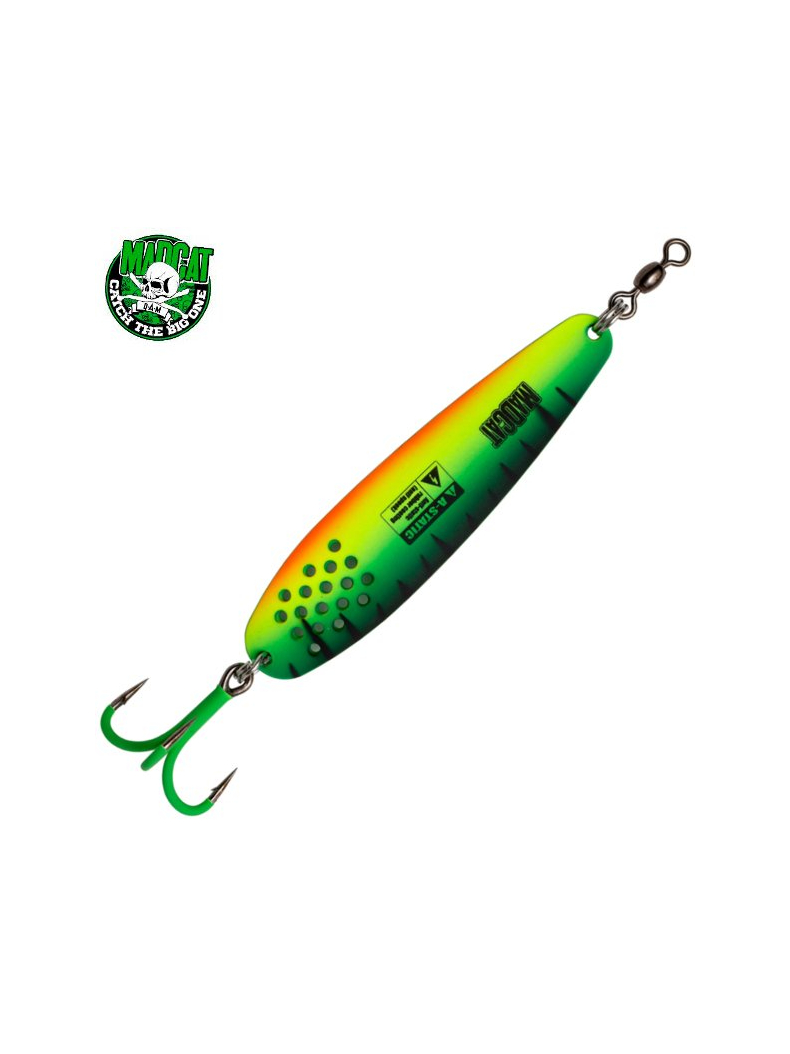 Блесны колеблющиеся MADCAT® A-STATIC "TURBINE" SPOON - 80g - FIRETIGER Блесны колеблющиеся MADCAT® A-STATIC "TURBINE" SPOON - 80g - FIRETIGER