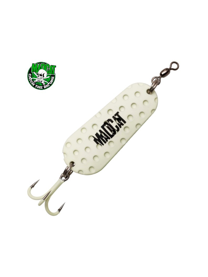 Блесны колеблющиеся MADCAT® A-STATIC TWIN "TURBINE" SPOON - 110g - GLOW-IN-THE-DARK Блесны колеблющиеся MADCAT® A-STATIC TWIN "TURBINE" SPOON - 110g - GLOW-IN-THE-DARK