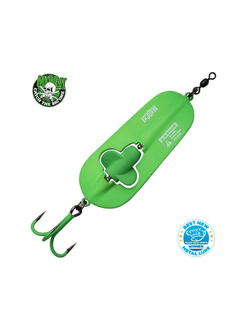 Блесны колеблющиеся MADCAT® A-STATIC RATTLIN' SPOON - 110g - GREEN Блесны колеблющиеся MADCAT® A-STATIC RATTLIN' SPOON - 110g - GREEN