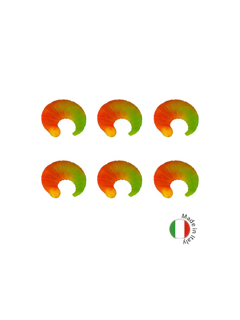 Силиконовые приманки плавающие IRON TROUT CODA / 2.5cm / Sweet / Yellow-Orange - 6шт.