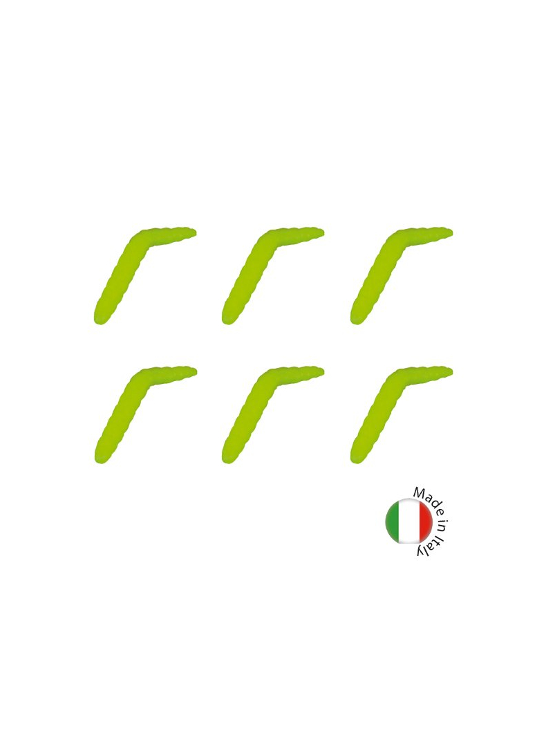 Силиконовые приманки плавающие IRON TROUT BACO / 4cm / Sweet / Yellow - 6шт.