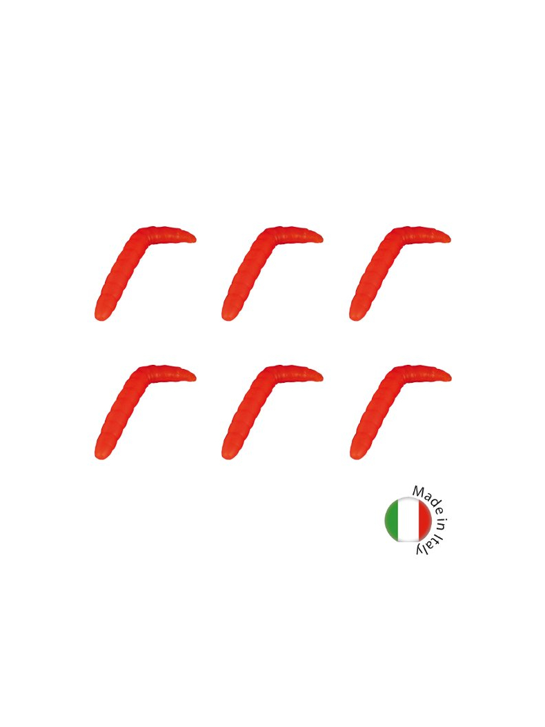 Силиконовые приманки плавающие IRON TROUT BACO / 4cm / Sweet / Orange - 6шт.