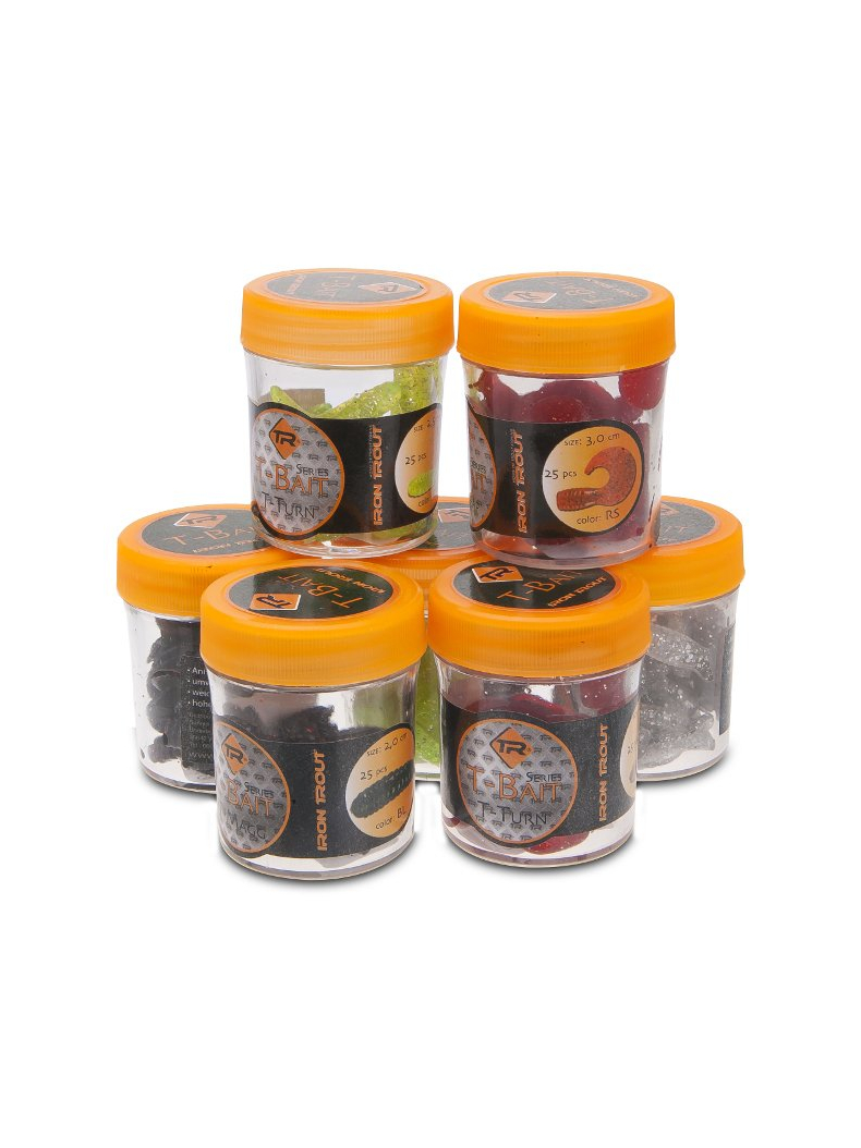 Силиконовые приманки IRON TROUT T-TURN / 2.5cm / Anise / WBS - 25шт., изображение 3