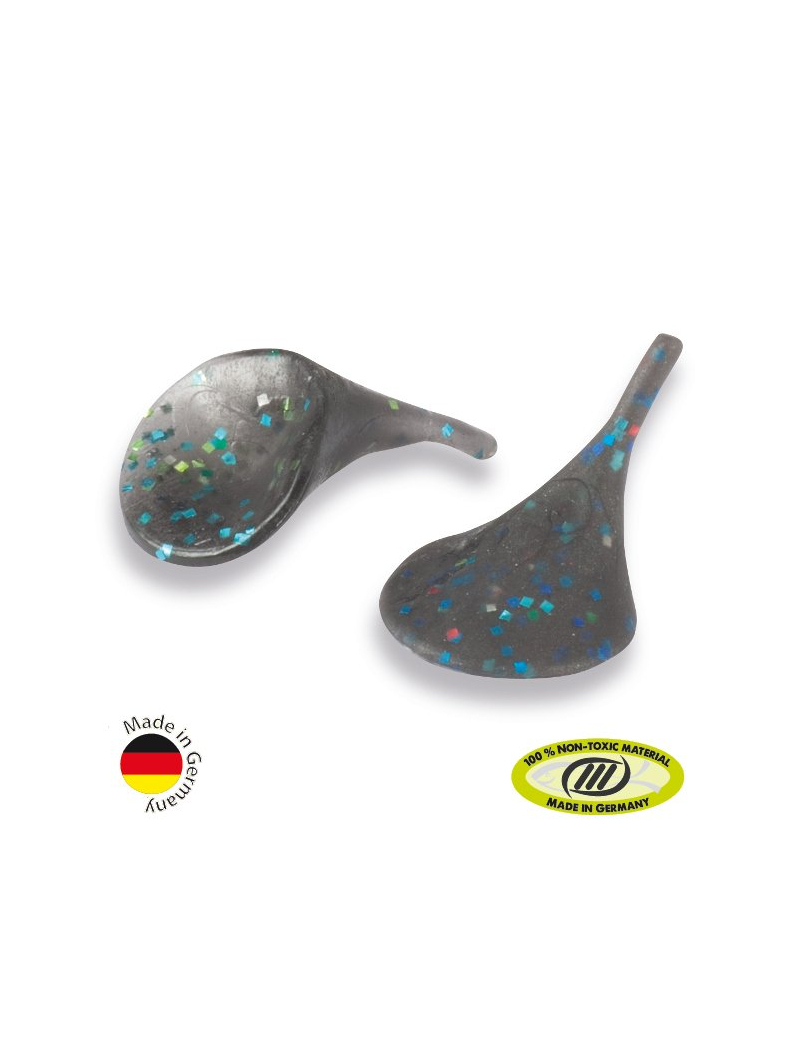 Силиконовые приманки IRON TROUT DUCK FOOT / Black Fury - 8шт. Силиконовые приманки IRON TROUT DUCK FOOT / Black Fury - 8шт.