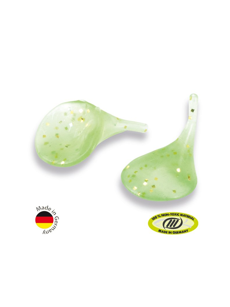 Силиконовые приманки IRON TROUT DUCK FOOT / Green Lemon - 8шт.