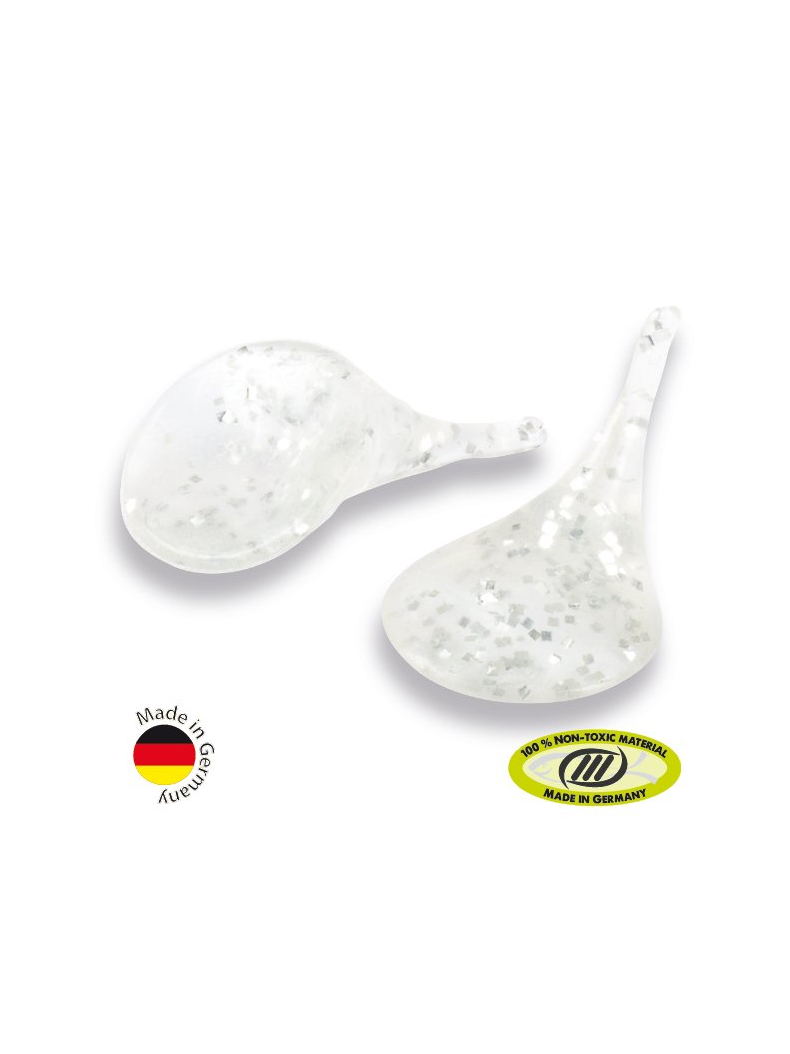 Силиконовые приманки IRON TROUT DUCK FOOT / Silver Flasher - 8шт.