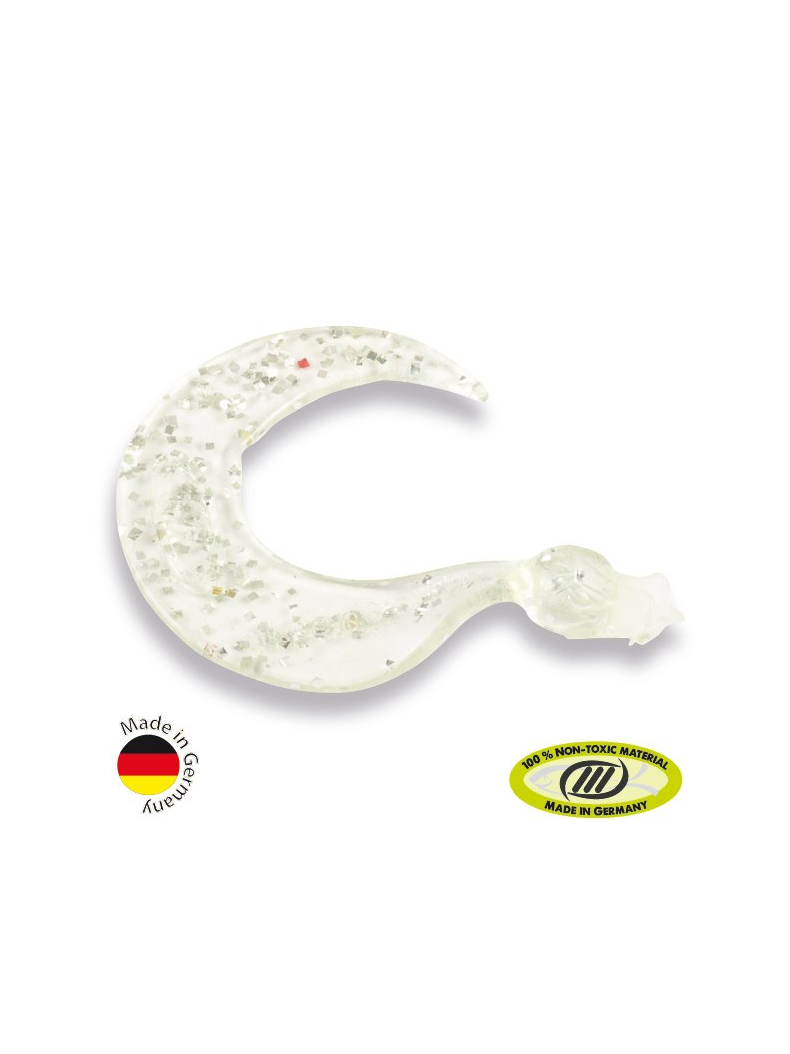 Силиконовые приманки IRON TROUT DUCK TAIL / Silver Flasher - 8шт.