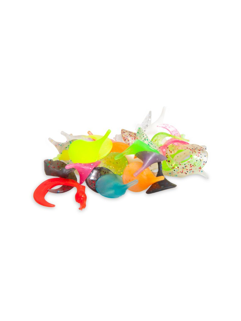 Силиконовые приманки IRON TROUT DUCK TAIL / Unicorn Pink - 8шт., изображение 3 Силиконовые приманки IRON TROUT DUCK TAIL / Unicorn Pink - 8шт., изображение 3