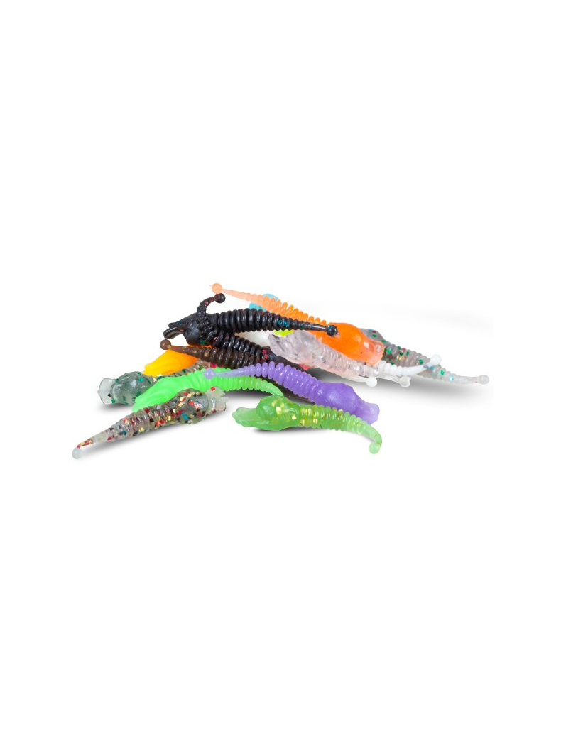 Силиконовые приманки IRON TROUT DUCK SPIKE / Black Fury - 8шт., изображение 2 Силиконовые приманки IRON TROUT DUCK SPIKE / Black Fury - 8шт., изображение 2