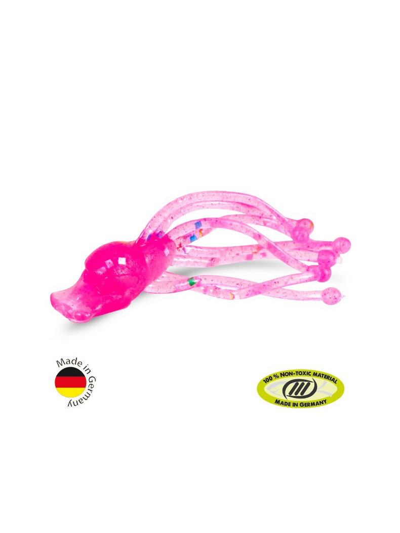 Силиконовые приманки IRON TROUT DUCK FRINGE / Unicorn Pink - 8шт.