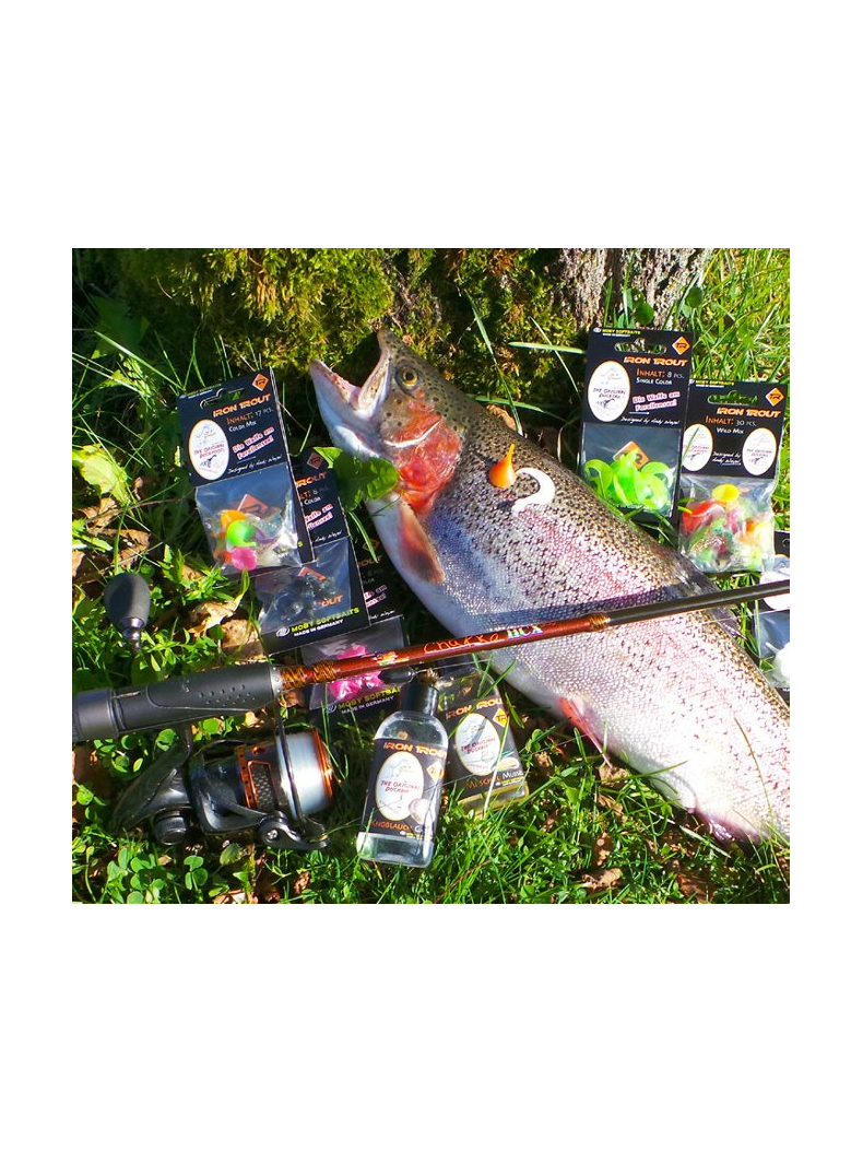 Силиконовые приманки IRON TROUT DUCK FOOT / Silver Flasher - 8шт., изображение 3