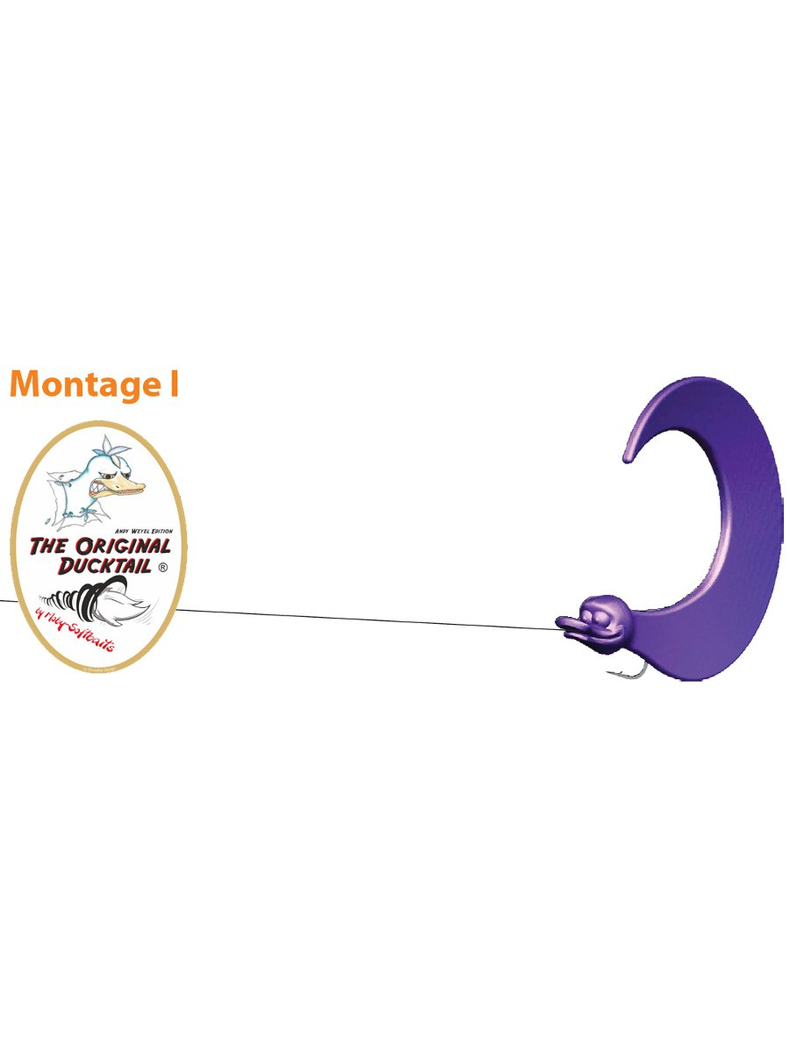 Силиконовые приманки IRON TROUT DUCK TAIL / Silver Flasher - 8шт., изображение 6