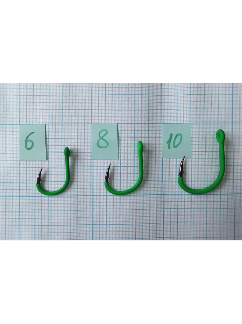 Крючки MADCAT® A-STATIC JIG Hooks 6/0 - 5шт., изображение 2 Крючки MADCAT® A-STATIC JIG Hooks 6/0 - 5шт., изображение 2